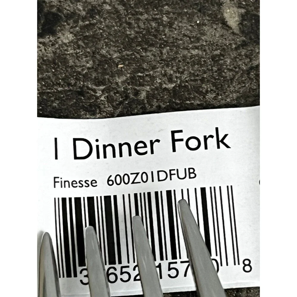 Hampton Forge Finesse Dinner Fork Stainless Steel Mirror Finished 12 Pieces
